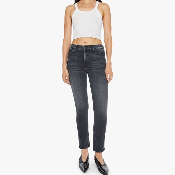 MOTHER Mid Rise Dazzler Flood Jean - Not Today Satan Size 25 - Picture 1 of 10